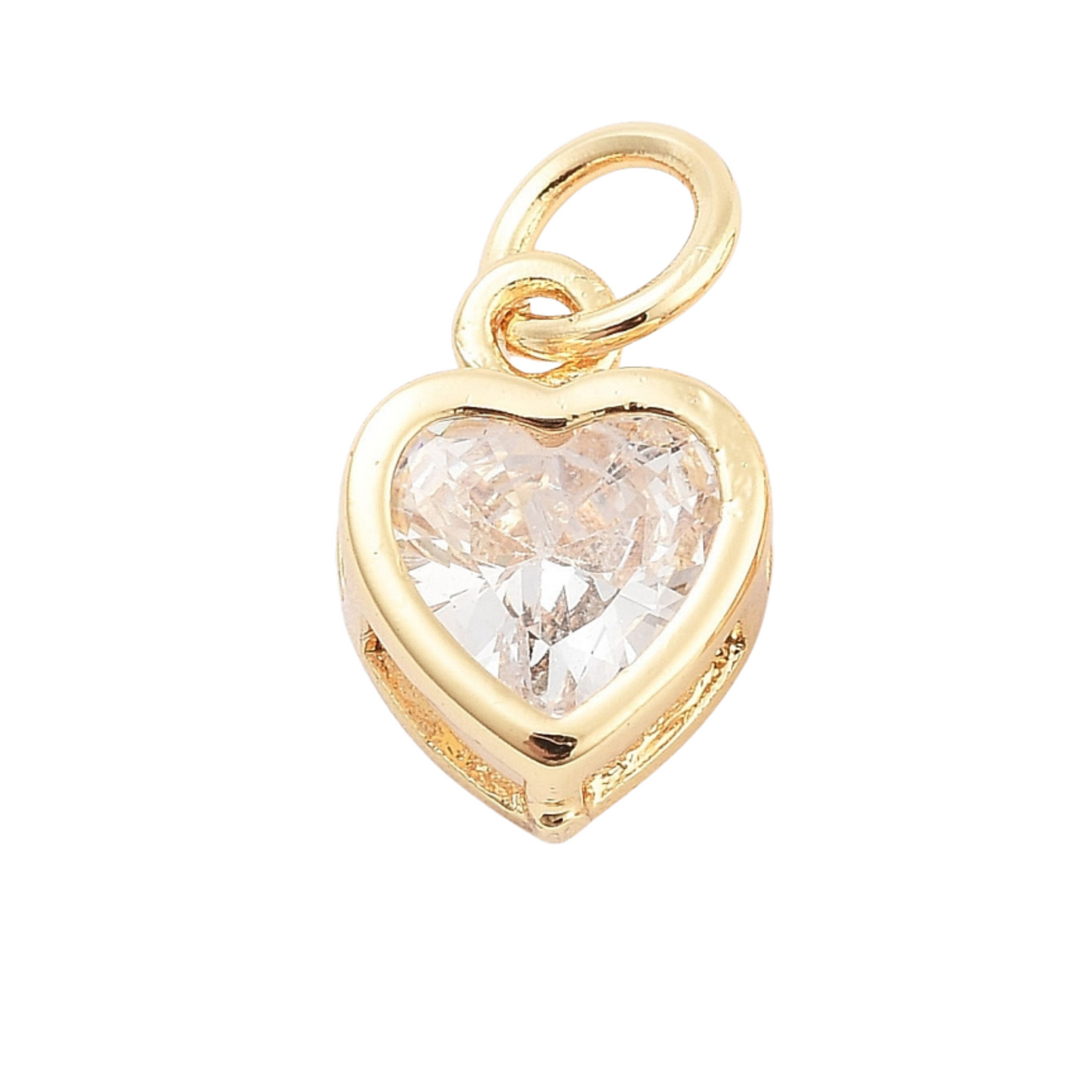 Crystal Glow Heart Charm