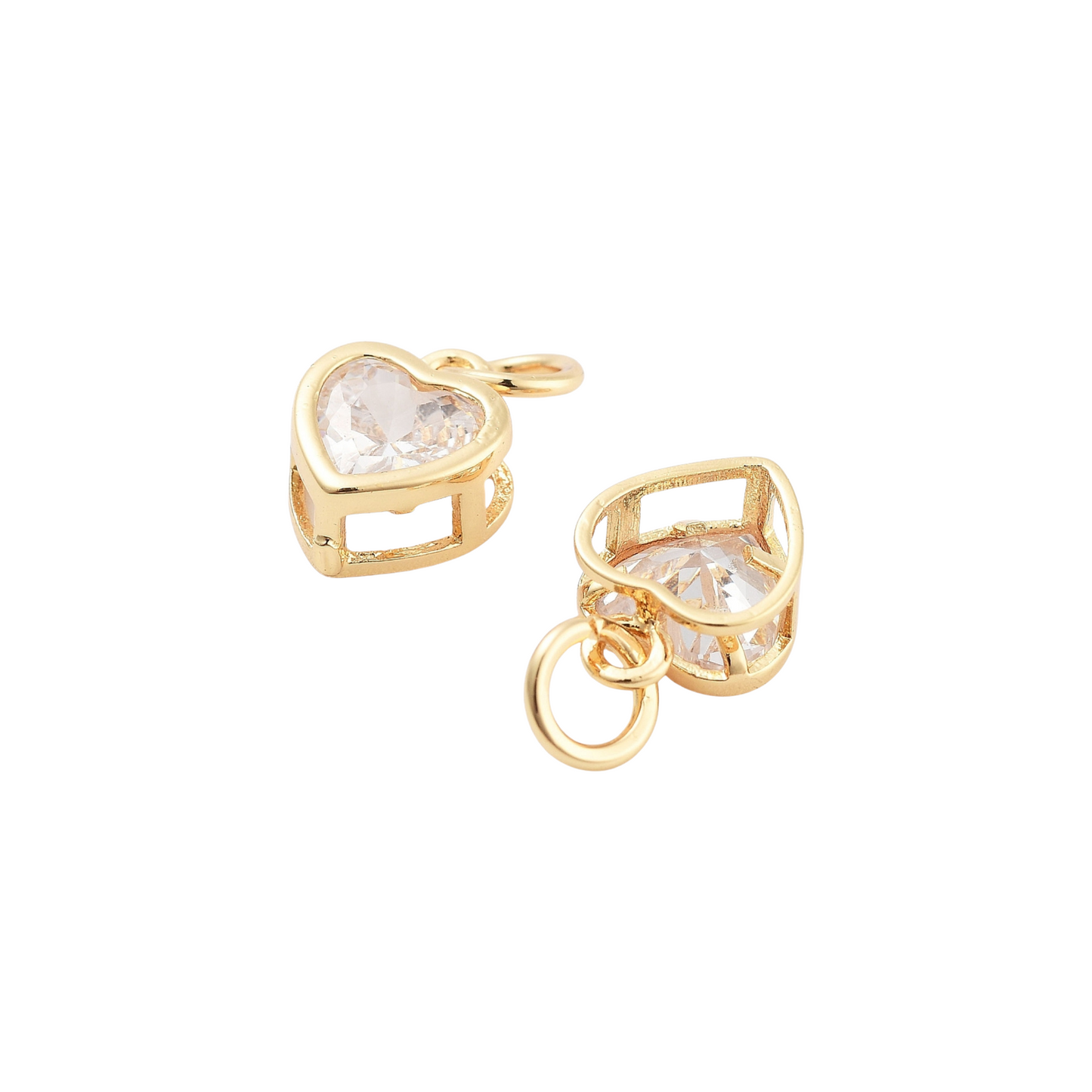 Crystal Glow Heart Charm