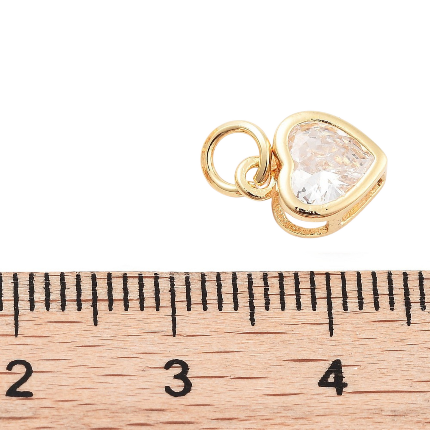 Crystal Glow Heart Charm