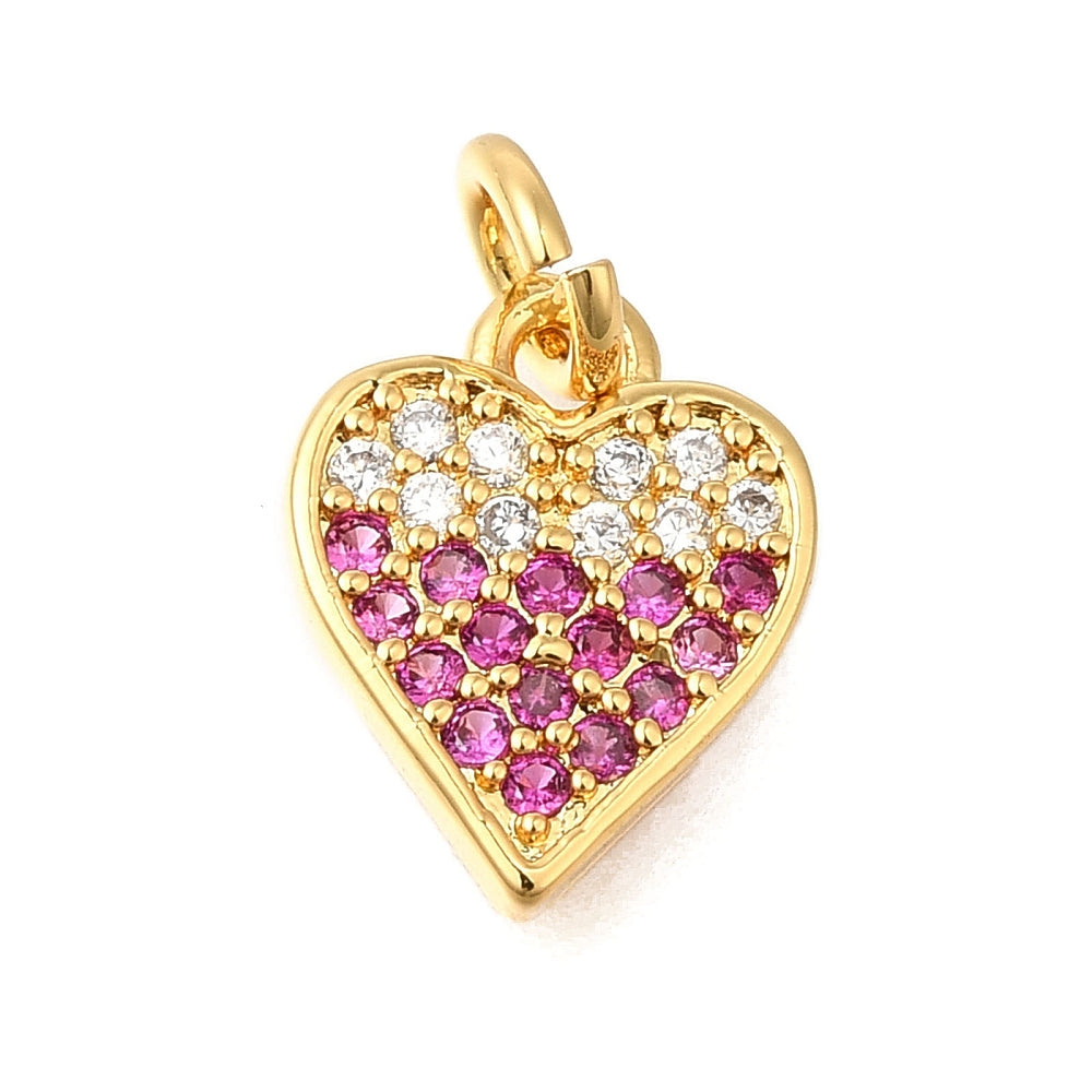 Pink Sugar Heart Charm