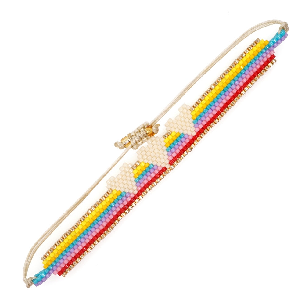 Sunrise Triple Heart Bracelet