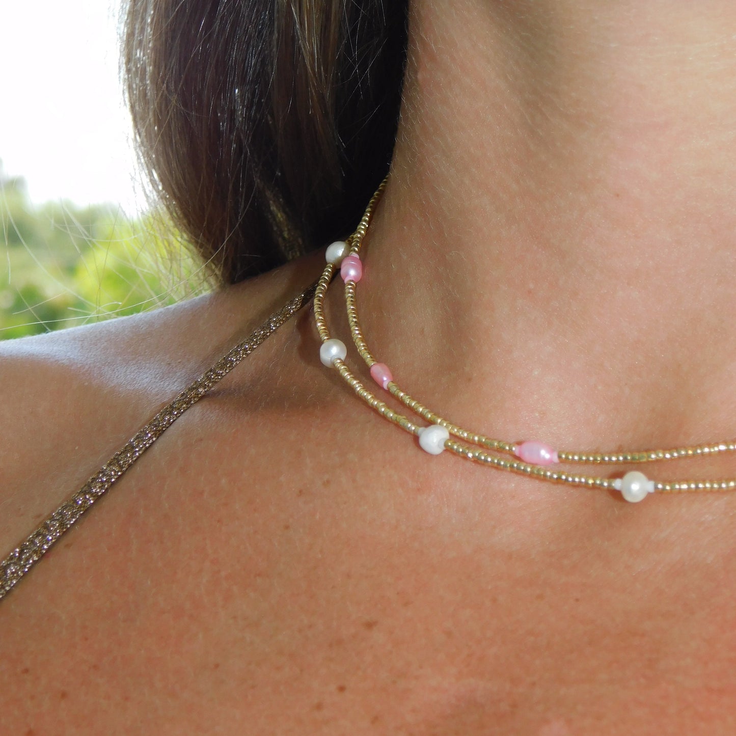 Delicate Pearl Choker