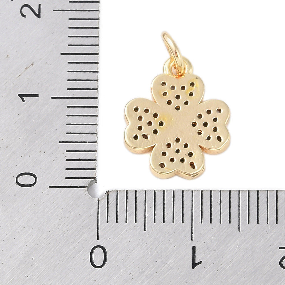Lucky Sparkle Clover Charm