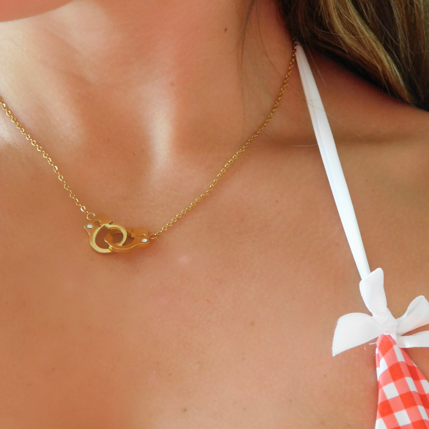 Diamond Handcuff Necklace