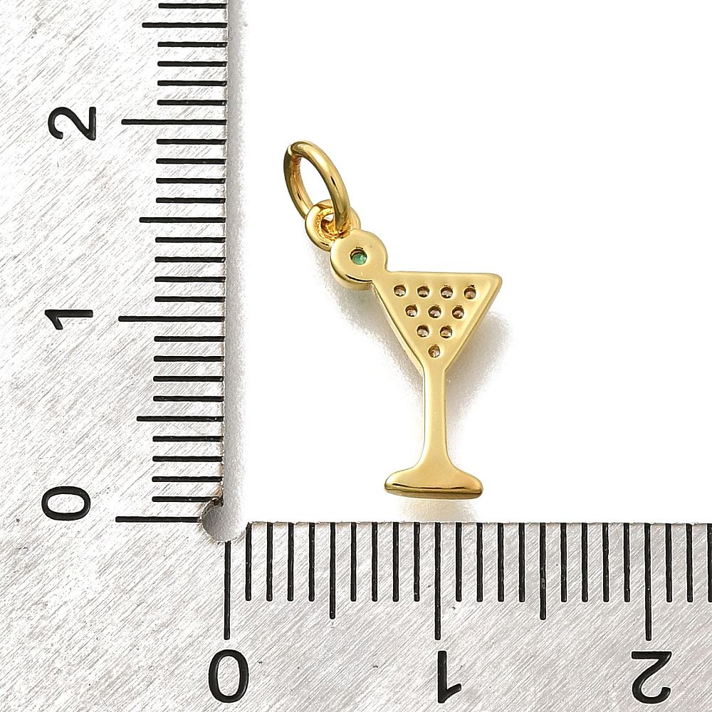 Golden Martini Charm
