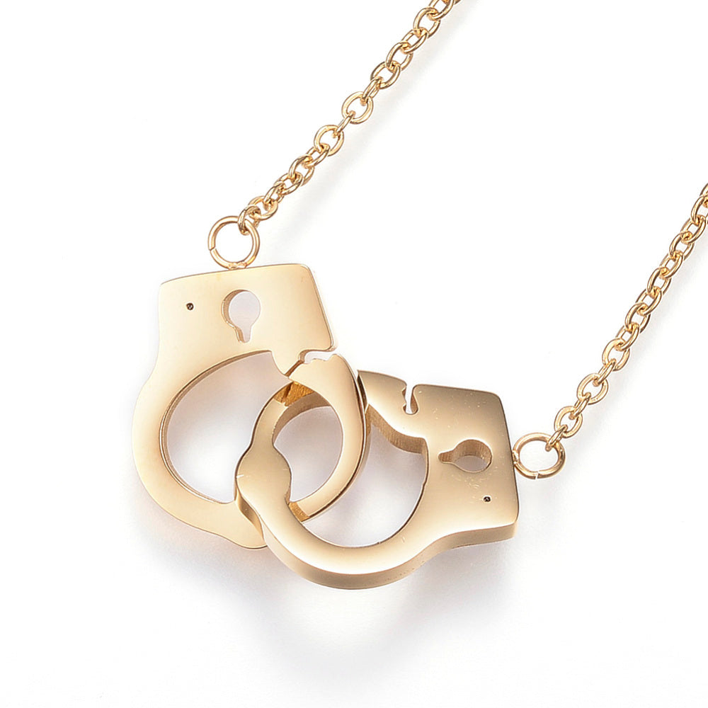 Diamond Handcuff Necklace