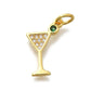 Golden Martini Charm