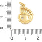 Golden Conch Shell Charm