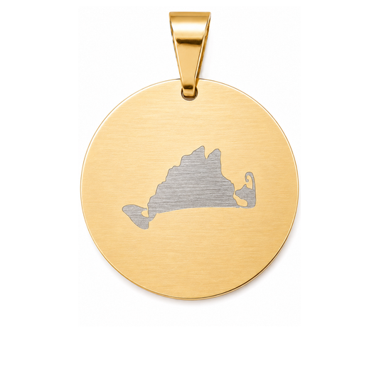 Martha's Vineyard Outline Pendant