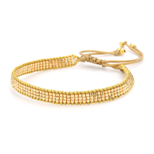 Gold Brick Road Bracelet