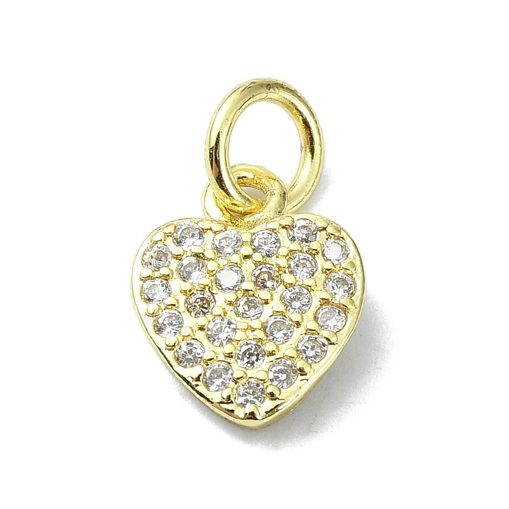 Bedazzled Heart Charm