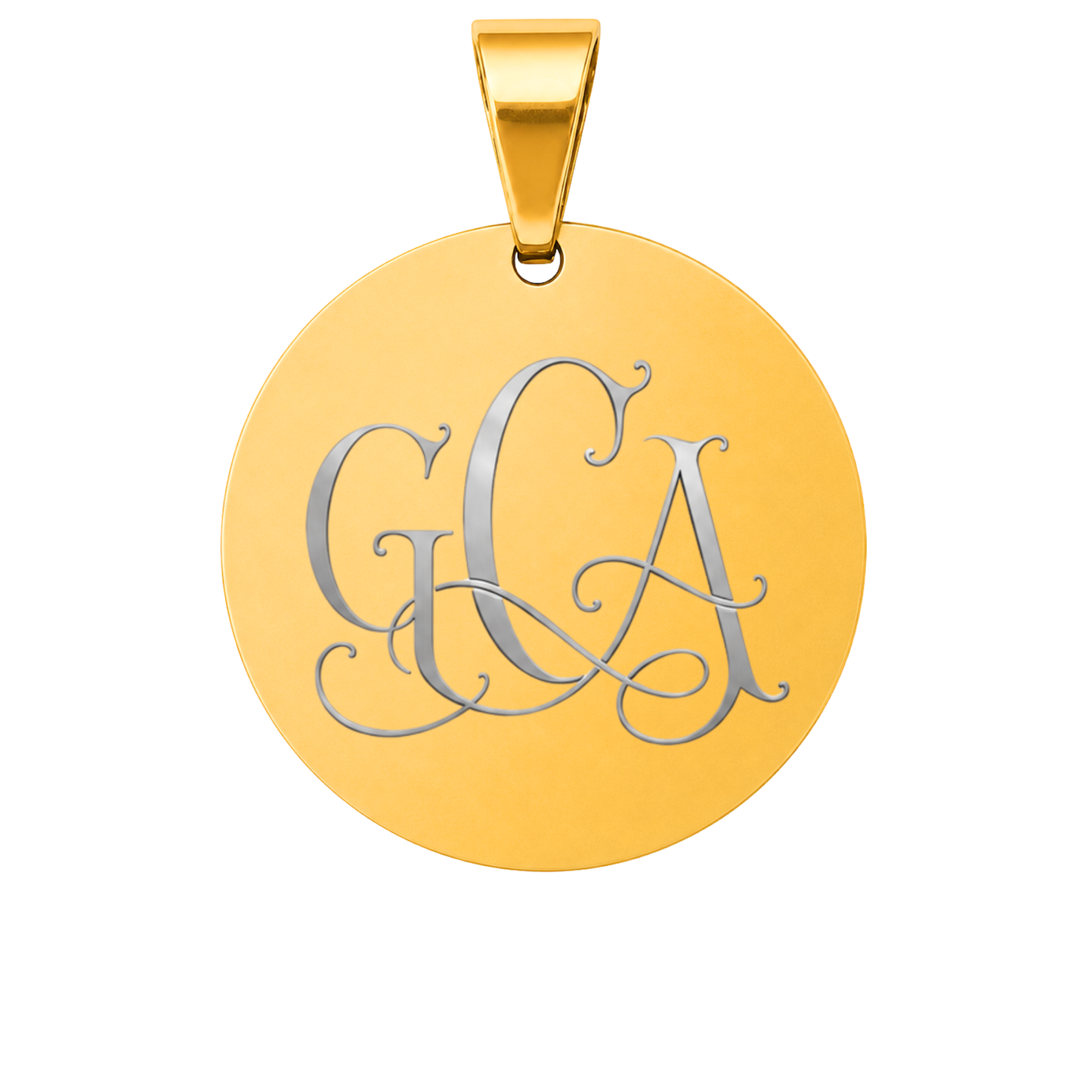 Custom Vintage Monogram Pendant