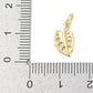 Golden Palm Leaf Charm