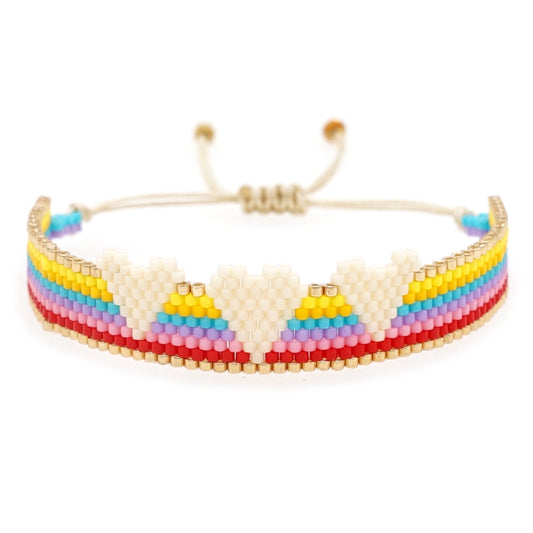 Sunrise Triple Heart Bracelet