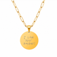 Handwriting Pendant Necklace