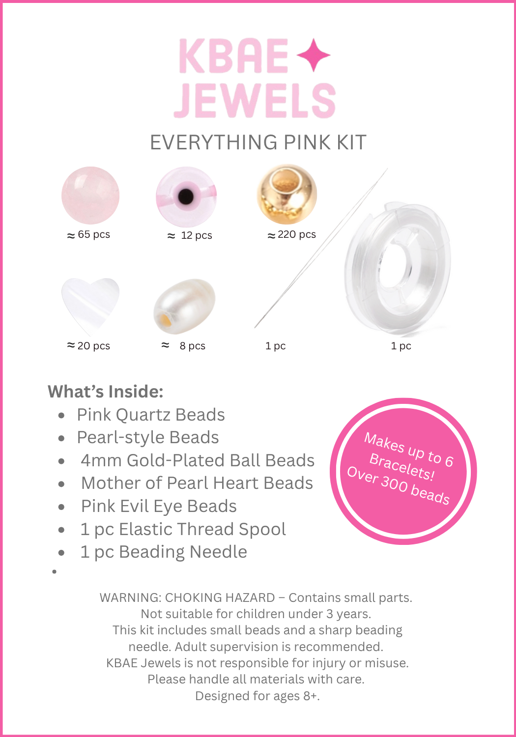 Everything Pink Bracelet Kit