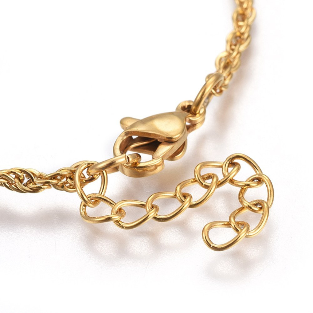 Twisted Engraved Bracelet