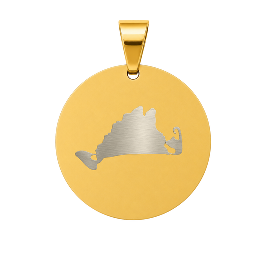 Martha's Vineyard Outline Pendant