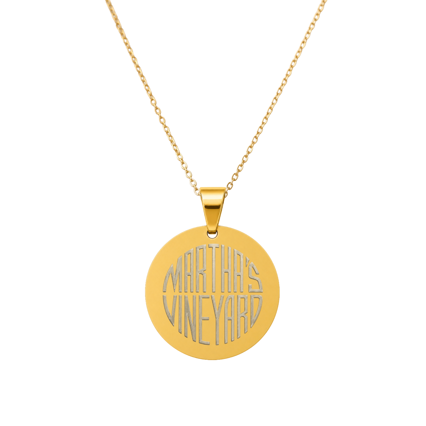 Martha's Vineyard Outline Pendant