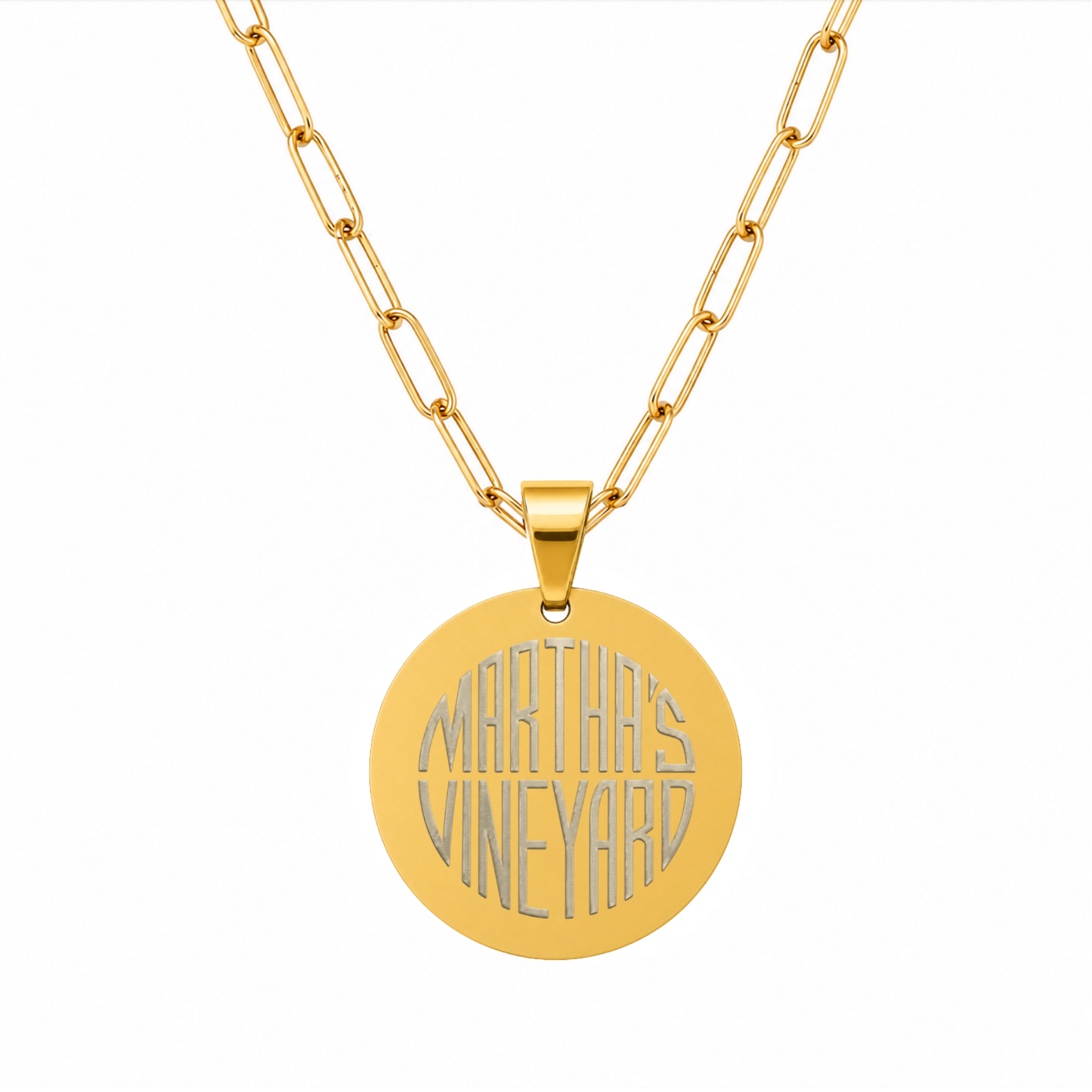 Martha's Vineyard Outline Pendant