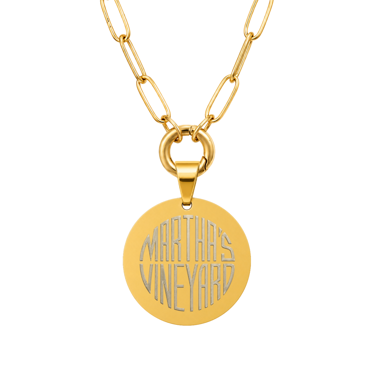 Martha's Vineyard Outline Pendant