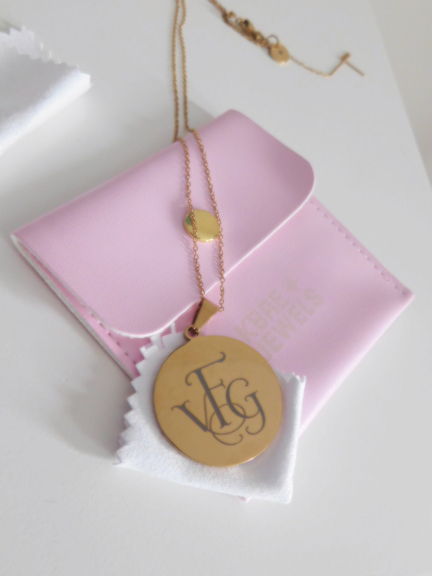 Custom Vintage Monogram Pendant