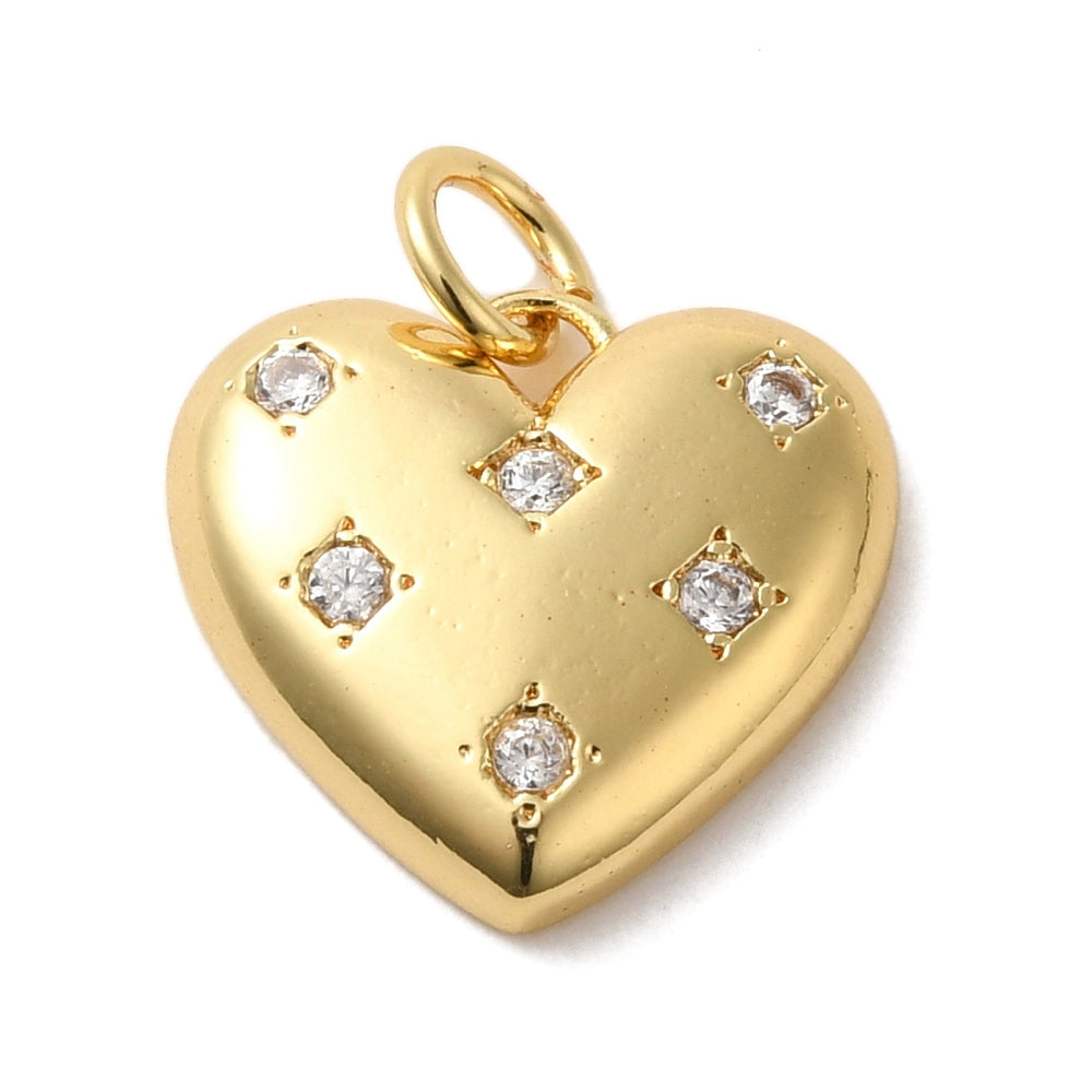 Heart of Diamonds Charm