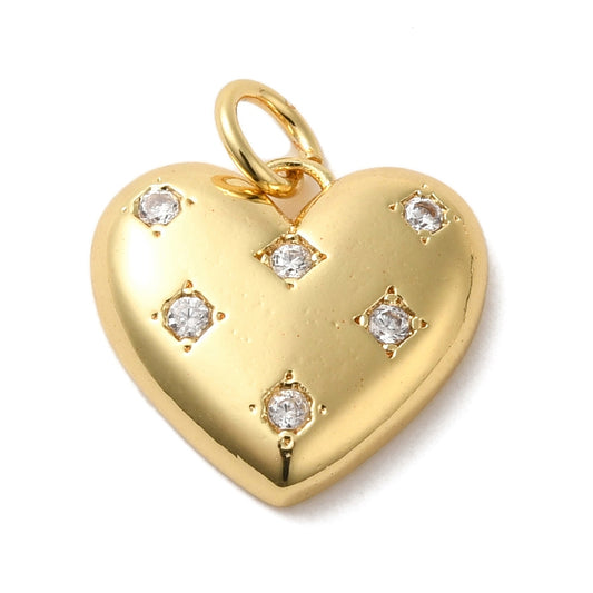 Heart of Diamonds Charm