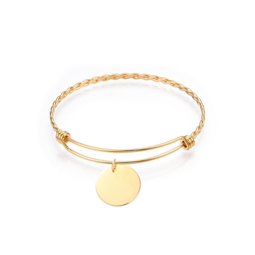 The Personalized Halo Bangle
