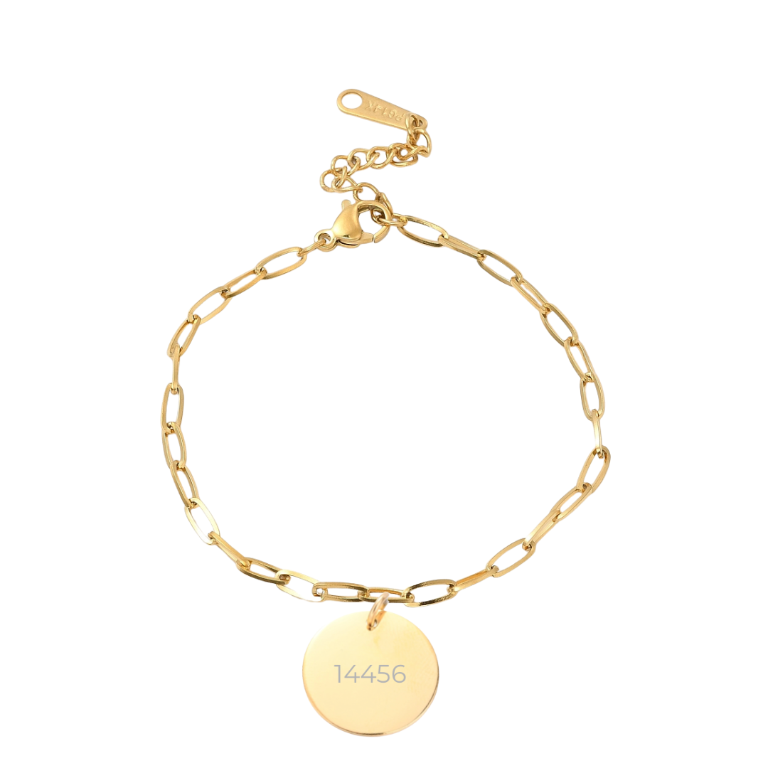 Personalized Paperclip Bracelet