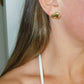 Puffy Gold Heart Studs