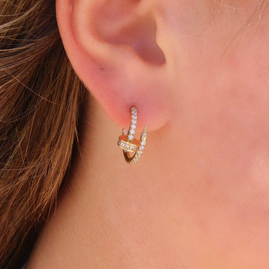 Nail Studded Hoop