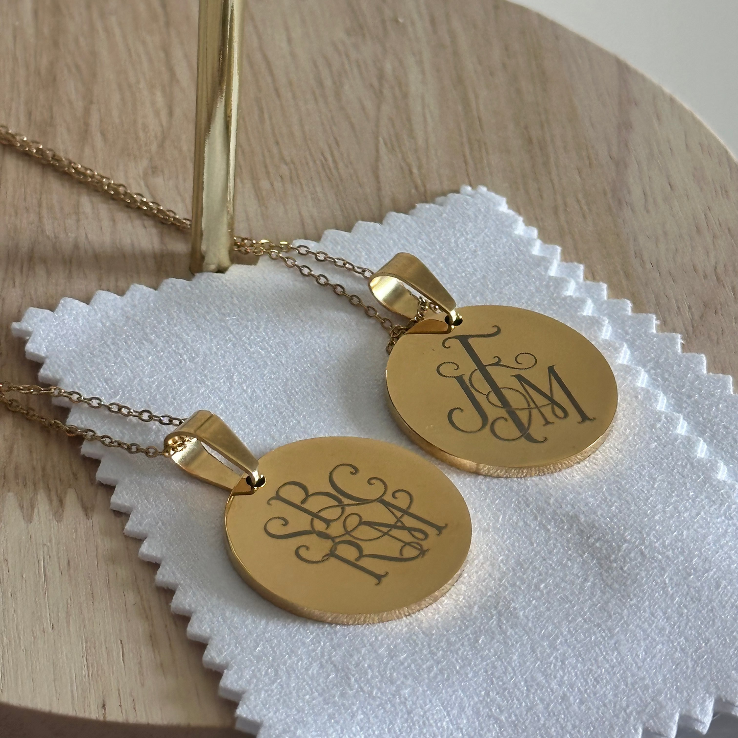 Custom Vintage Monogram Pendant