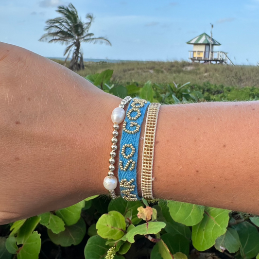 “So Far So Good” Seed Bead Bracelet