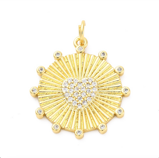 Heart of Sunshine Charm