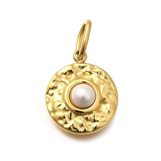 Pearl Disc Charm