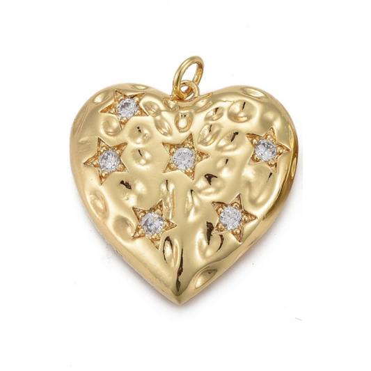 Radiant Heart Charm
