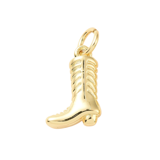 Cow Girl Boot Charm
