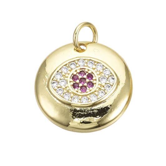 Pink Evil Eye Charm