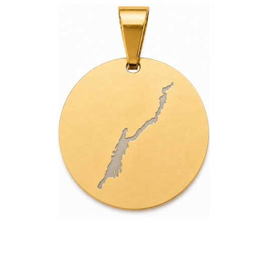 Lake George Outline Pendant