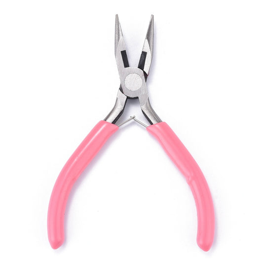 Pink Carbon Steel Jewelry Pliers