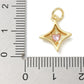 Golden Twinkle Star Charm