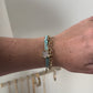 Mother of Pearl Cross Bracelet