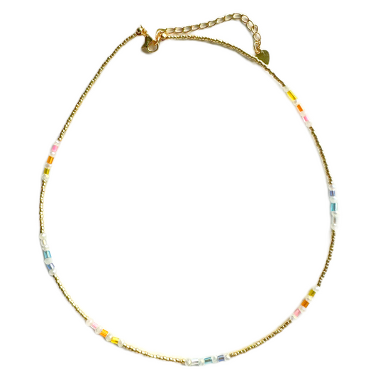 Rainbow Shimmer Choker