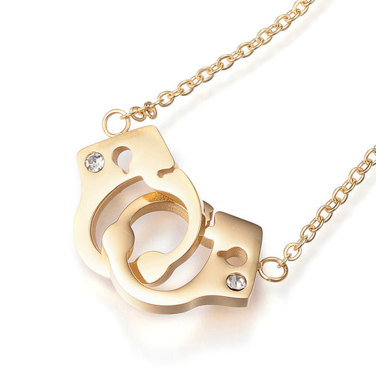 Diamond Handcuff Necklace