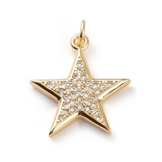 Diamond Star Charm