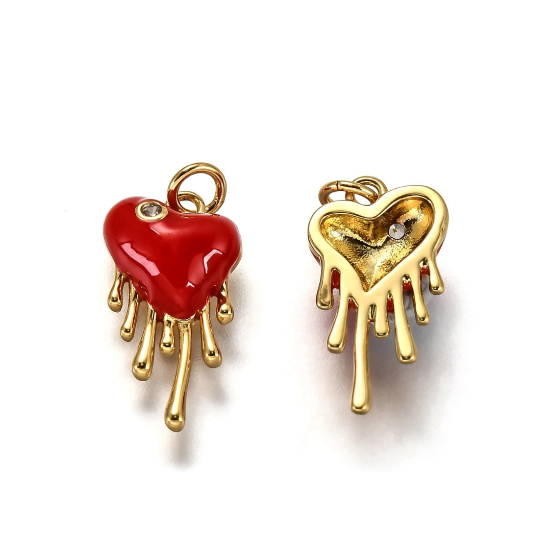 Drippy Heart Charm