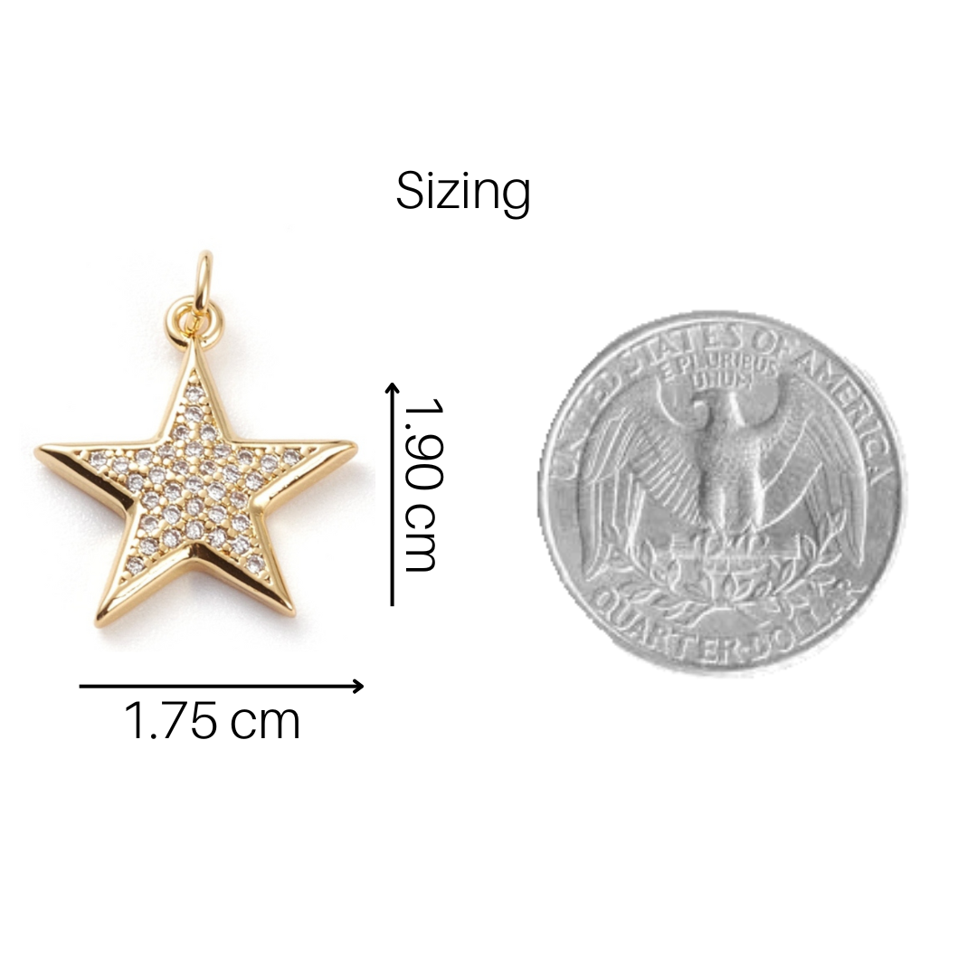 Diamond Star Charm