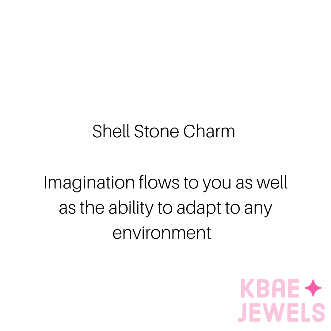 Shell Stone Charm